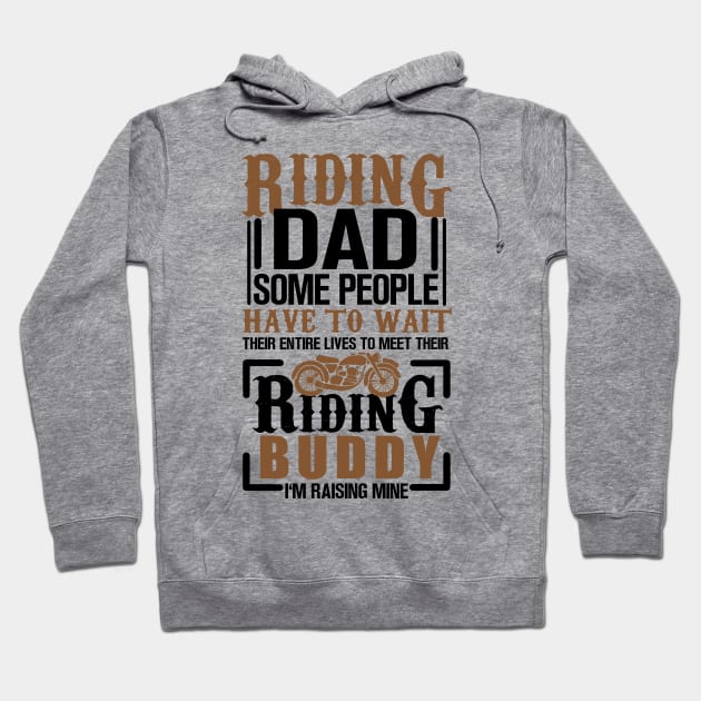 Motorcycle Dad Hoodie by KsuAnn